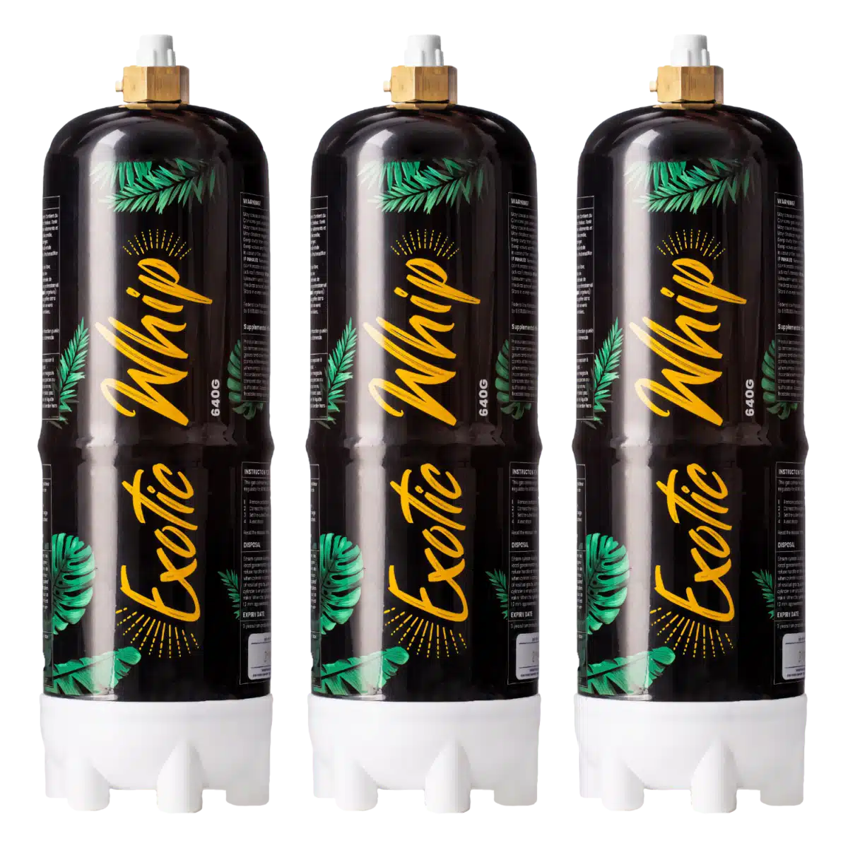 ExoticWhip 640G Cream Chargers Three Pack