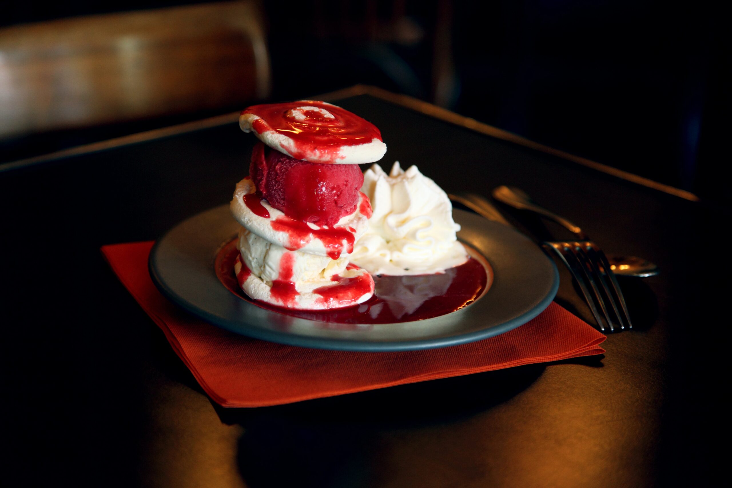sweet foam with a cream siphon