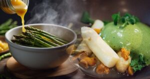 Spargelschaum-Rezept: Elegante Garnitur für Gourmetgerichte