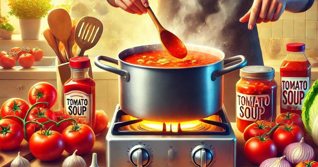 Cooking Process of Nitro Tomato Soup