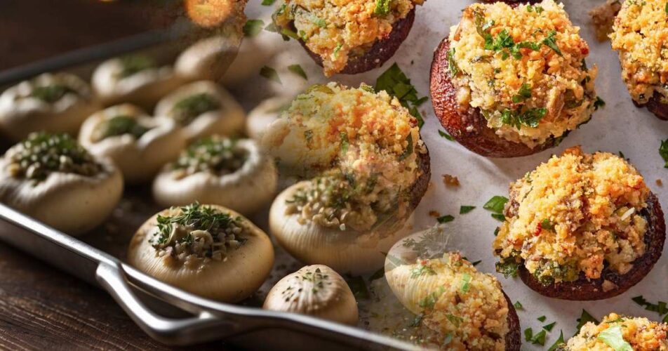 Receta de Champiñones Rellenos Cremosos: Una Guía Simple para Aperitivos Gourmet