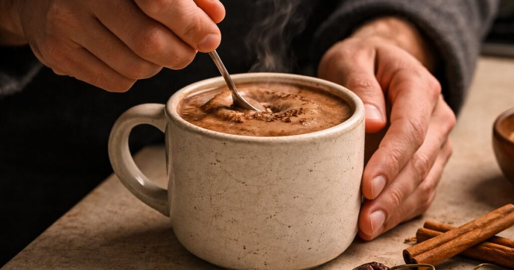 So bereitest du mexikanische heiße Schokolade mit Tequila zu