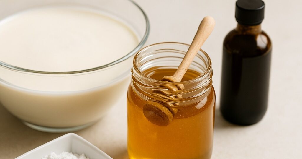 Ingredients for Honey Mousse