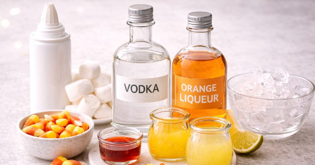 Ingredients for the Perfect Candy Corn Cocktail