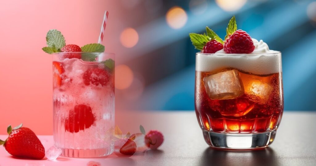 Preparación del Nitro Berry Fizz - Receta de Nitro Berry Fizz