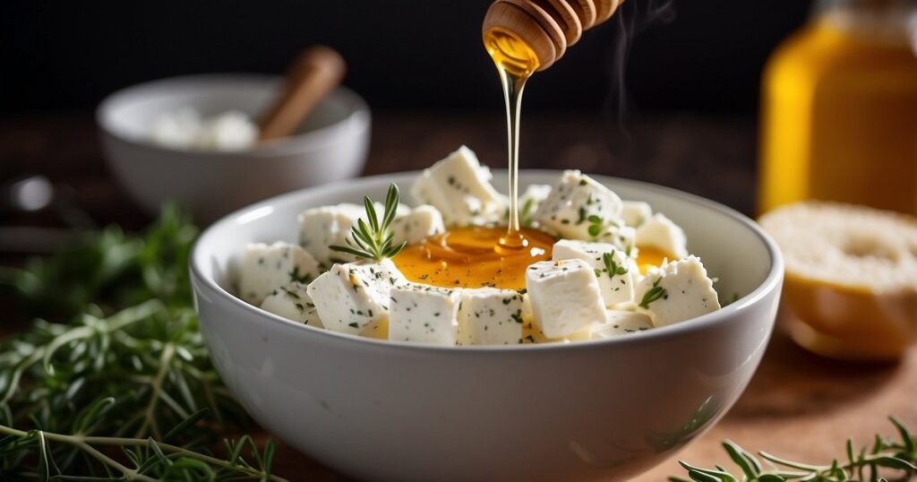 Preparazione del Formaggio di Capra Montato