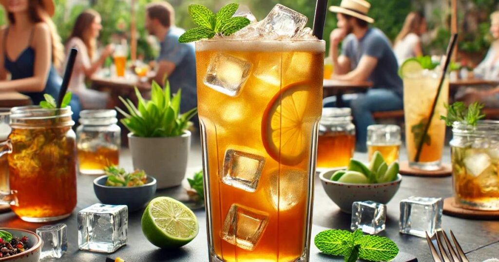 Serving and Presentation - Nitro Infused Iced Tea