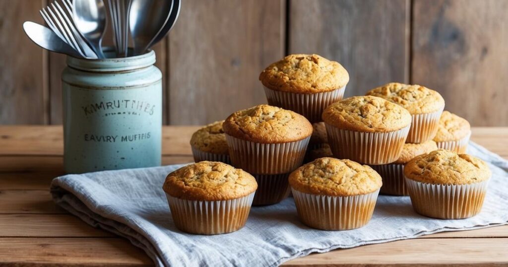 Serving and Storage of Whipped Savory Muffins