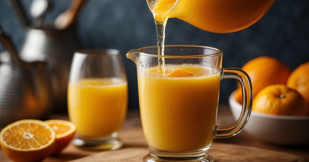Servicio y Variaciones - Receta de Zumo de Naranja Batido