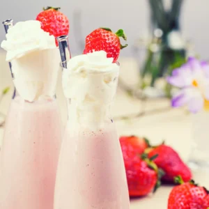 Strawberry-Coconut Blended Milkshake – Recipe