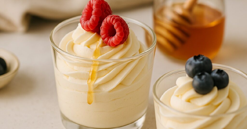 Variations and Pairings Honey Mousse