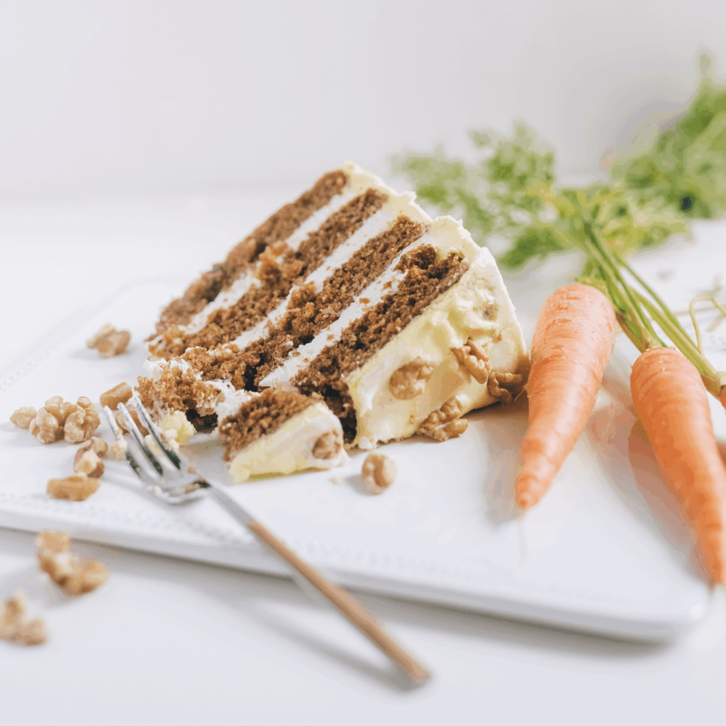 Carrot Cake Topped with Whipped Cream – Recipe - Exotic Whip