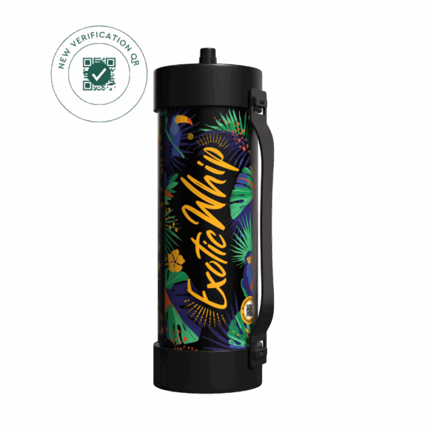NEW DESIGN ExoticWhip Original Cream Charger 2000 gram – For Europe only