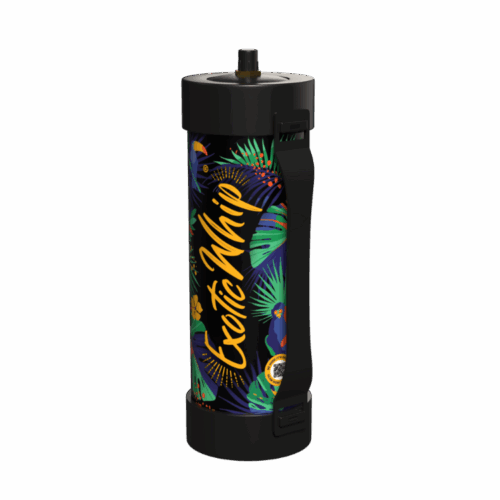 NEW DESIGN ExoticWhip Original Cream Charger 2000 gram – For Europe only - Branding Side View