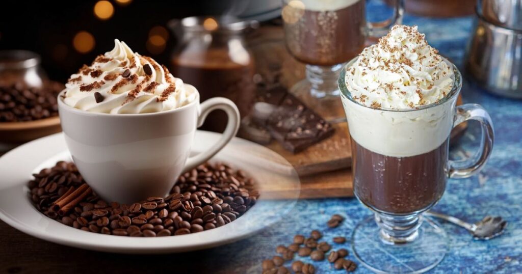 Preparation and Serving - Whipped Cream Coffee
