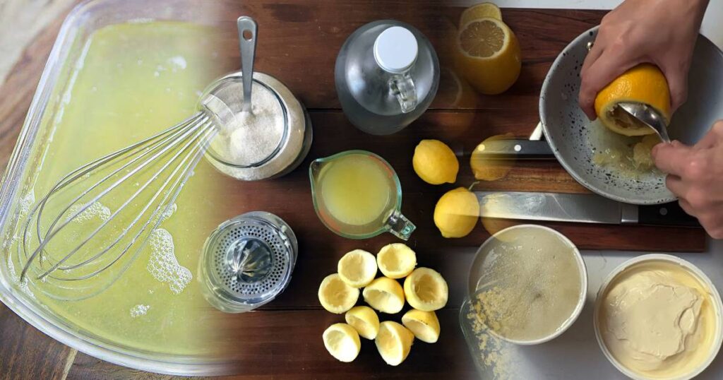 Preparation Techniques - Nitro Lemon Sorbet